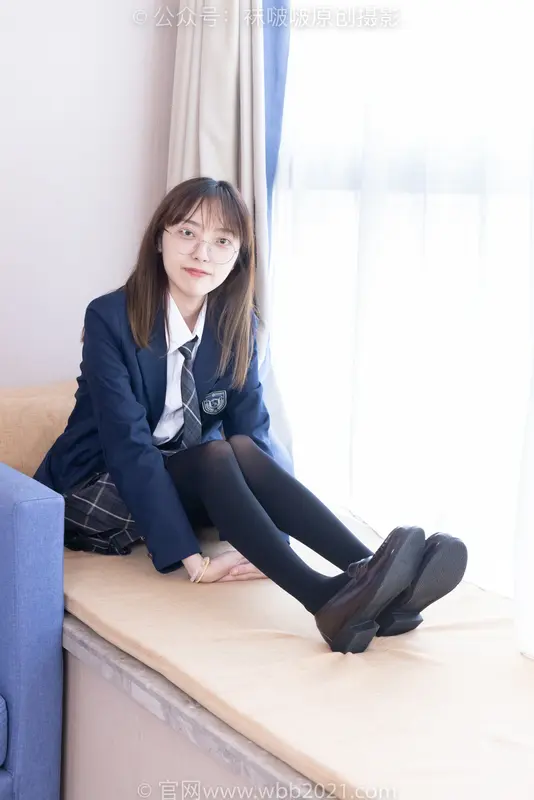 [BoBoSocks袜啵啵] NO.432 稚予-皮鞋、厚黑丝、jk制服（仅花絮版） 2